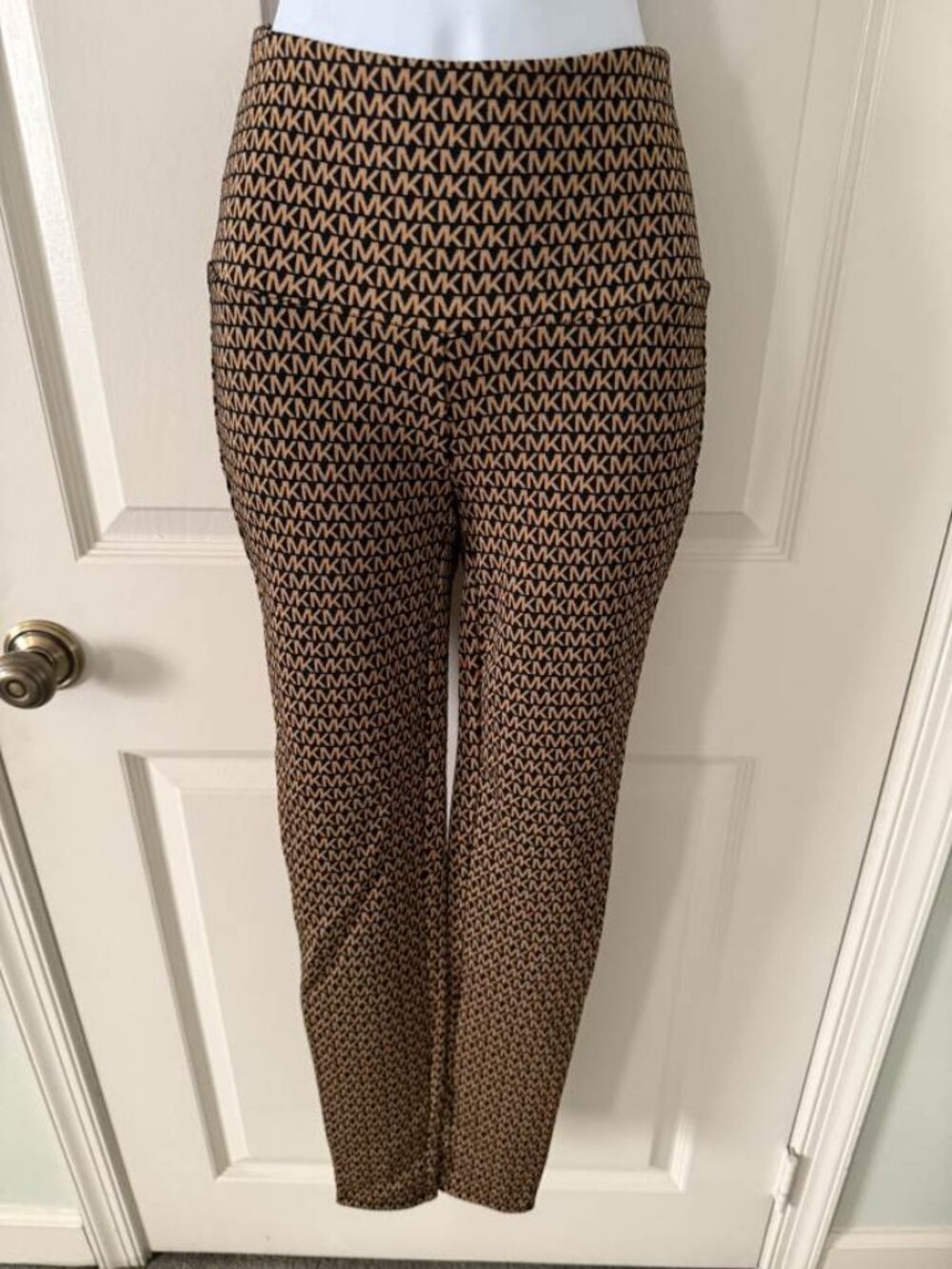 Michael Kors MK Logo Print Pants XXS NWT